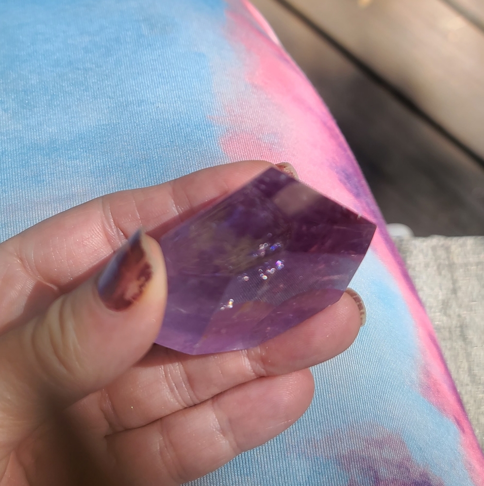 COPY - Hexagonal Chunk of Amethyst p4 - Picture 3 of 13